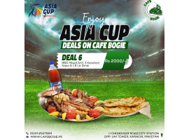 Cafe Bogie Asia Cup Deal 6 For Rs.2000/-image-517
